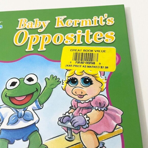 2004 Muppet Babies Baby Kermits Opposites Jim Henson Book - Picture 2 of 16